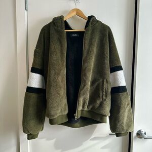 Olive Color Oversized Jacket in size S/M